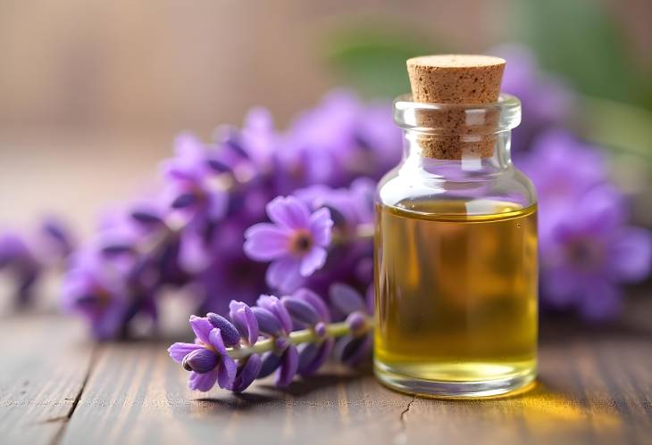 Lavender Oil and Flowers A Fragrant Duo